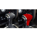 2 PCS / Set Car Suede Shift Knob Handle Cover for Audi A4/A5(2013-2016) & A6(2009-2015) & Q5(2013-2018), Suitable for Left Driving(Wine Red)