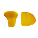 2 PCS / Set Car Suede Shift Knob Handle Cover for Audi A4/A5(2013-2016) & A6(2009-2015) & Q5(2013-2018), Suitable for Left Driving(Yellow)
