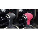 2 PCS / Set Car Suede Shift Knob Handle Cover for Audi A4/A5(2013-2016) & A6(2009-2015) & Q5(2013-2018), Suitable for Left Driving(Pink)