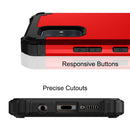 For Samsung Galaxy A71 5G 3 in 1 Shockproof PC + Silicone Protective Case(Red + Black)