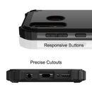 For Samsung Galaxy A20 / A30 / A50 3 in 1 Shockproof PC + Silicone Protective Case(Black)