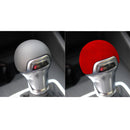 Car Suede Shift Knob Handle Cover for Audi A3(2014+) / Q2(2018+) / S3(2014+) / TT(2015+) , Suitable for Left Driving(Wine Red)