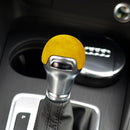 Car Suede Shift Knob Handle Cover for Audi A3(2014+) / Q2(2018+) / S3(2014+) / TT(2015+) , Suitable for Left Driving(Yellow)