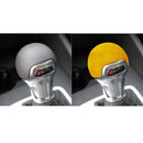 Car Suede Shift Knob Handle Cover for Audi A3(2014+) / Q2(2018+) / S3(2014+) / TT(2015+) , Suitable for Left Driving(Yellow)