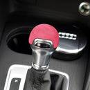 Car Suede Shift Knob Handle Cover for Audi A3(2014+) / Q2(2018+) / S3(2014+) / TT(2015+) , Suitable for Left Driving(Pink)