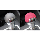 Car Suede Shift Knob Handle Cover for Audi A3(2014+) / Q2(2018+) / S3(2014+) / TT(2015+) , Suitable for Left Driving(Pink)