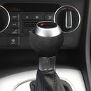 Car Suede Shift Knob Handle Cover for Audi A3(2010-2013) / Q3(2013-2018) / TTRS(2013-2020) , Suitable for Left Driving(Black Grey)
