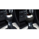 Car Suede Shift Knob Handle Cover for Audi A3(2010-2013) / Q3(2013-2018) / TTRS(2013-2020) , Suitable for Left Driving(Black Grey)