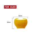 Car Suede Shift Knob Handle Cover for Audi A3(2010-2013) / Q3(2013-2018) / TTRS(2013-2020) , Suitable for Left Driving(Yellow)