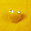 Car Suede Shift Knob Handle Cover for Audi A3(2010-2013) / Q3(2013-2018) / TTRS(2013-2020) , Suitable for Left Driving(Yellow)