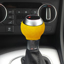 Car Suede Shift Knob Handle Cover for Audi A3(2010-2013) / Q3(2013-2018) / TTRS(2013-2020) , Suitable for Left Driving(Yellow)