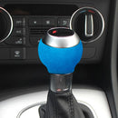 Car Suede Shift Knob Handle Cover for Audi A3(2010-2013) / Q3(2013-2018) / TTRS(2013-2020) , Suitable for Left Driving(Sky Blue)