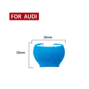 Car Suede Shift Knob Handle Cover for Audi A3(2010-2013) / Q3(2013-2018) / TTRS(2013-2020) , Suitable for Left Driving(Sky Blue)
