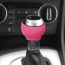 Car Suede Shift Knob Handle Cover for Audi A3(2010-2013) / Q3(2013-2018) / TTRS(2013-2020) , Suitable for Left Driving(Pink)