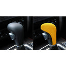 Car Suede Shift Knob Handle Cover for Audi A4(2009-2012) / A5(2008-2010) / Q5(2009-2012), Suitable for Left Driving(Yellow)