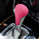Car Suede Shift Knob Handle Cover for Audi A4(2009-2012) / A5(2008-2010) / Q5(2009-2012), Suitable for Left Driving(Pink)