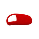 Car Suede Shift Knob Handle Cover for Audi A8(2011-2017) , Suitable for Left Driving(Wine Red)
