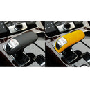 Car Suede Shift Knob Handle Cover for Audi A8(2011-2017) , Suitable for Left Driving(Yellow)
