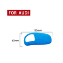 Car Suede Shift Knob Handle Cover for Audi A8(2011-2017) , Suitable for Left Driving(Sky Blue)