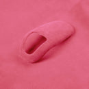 Car Suede Shift Knob Handle Cover for Audi A8(2011-2017) , Suitable for Left Driving(Pink)