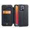 DUX DUCIS New Skin X Series PU + TPU Horizontal Flip Leather Case with Holder & Card Slots For iPhone 13 Pro(Black)