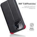 DUX DUCIS New Skin X Series PU + TPU Horizontal Flip Leather Case with Holder & Card Slots For iPhone 13 Pro Max(Black)