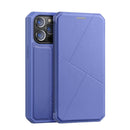 DUX DUCIS New Skin X Series PU + TPU Horizontal Flip Leather Case with Holder & Card Slots For iPhone 13 Pro Max(Blue)