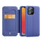 DUX DUCIS New Skin X Series PU + TPU Horizontal Flip Leather Case with Holder & Card Slots For iPhone 13 Pro Max(Blue)