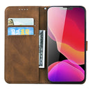 Retro Skin Feel Butterflies Embossing Horizontal Flip Leather Case with Holder & Card Slots & Wallet For iPhone 13 mini(Brown)