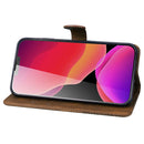 Retro Skin Feel Butterflies Embossing Horizontal Flip Leather Case with Holder & Card Slots & Wallet For iPhone 13 mini(Brown)