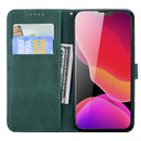 Retro Skin Feel Butterflies Embossing Horizontal Flip Leather Case with Holder & Card Slots & Wallet For iPhone 13(Green)