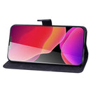 Retro Skin Feel Butterflies Embossing Horizontal Flip Leather Case with Holder & Card Slots & Wallet For iPhone 13(Black)