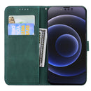 Retro Skin Feel Butterflies Embossing Horizontal Flip Leather Case with Holder & Card Slots & Wallet For iPhone 13 Pro(Green)