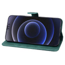 Retro Skin Feel Butterflies Embossing Horizontal Flip Leather Case with Holder & Card Slots & Wallet For iPhone 13 Pro(Green)