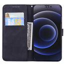 Retro Skin Feel Butterflies Embossing Horizontal Flip Leather Case with Holder & Card Slots & Wallet For iPhone 13 Pro(Black)