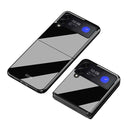 For Samsung Galaxy Z Flip3 5G Shockproof Piano Paint Protective Case(Black)