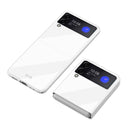 For Samsung Galaxy Z Flip3 5G Shockproof Piano Paint Protective Case(White)