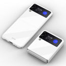For Samsung Galaxy Z Flip3 5G Shockproof Piano Paint Protective Case(White)
