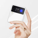For Samsung Galaxy Z Flip3 5G Shockproof Piano Paint Protective Case(White)