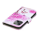 3D Painting Pattern Coloured Drawing Horizontal Flip PU Leather Case with Holder & Card Slots & Wallet For iPhone 13 mini(Tree House)