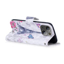 3D Painting Pattern Coloured Drawing Horizontal Flip PU Leather Case with Holder & Card Slots & Wallet For iPhone 13 mini(Eiffel Tower)