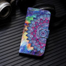 3D Painting Pattern Coloured Drawing Horizontal Flip PU Leather Case with Holder & Card Slots & Wallet For iPhone 13 mini(Oil Painting Mandala)