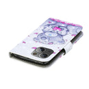 3D Painting Pattern Coloured Drawing Horizontal Flip PU Leather Case with Holder & Card Slots & Wallet For iPhone 13(Love Panda)