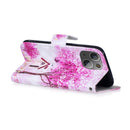 3D Painting Pattern Coloured Drawing Horizontal Flip PU Leather Case with Holder & Card Slots & Wallet For iPhone 13(Tree House)