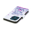 3D Painting Pattern Coloured Drawing Horizontal Flip PU Leather Case with Holder & Card Slots & Wallet For iPhone 13 Pro(Love Panda)