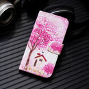 3D Painting Pattern Coloured Drawing Horizontal Flip PU Leather Case with Holder & Card Slots & Wallet For iPhone 13 Pro(Tree House)
