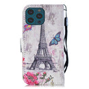 3D Painting Pattern Coloured Drawing Horizontal Flip PU Leather Case with Holder & Card Slots & Wallet For iPhone 13 Pro(Eiffel Tower)