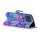 3D Painting Pattern Coloured Drawing Horizontal Flip PU Leather Case with Holder & Card Slots & Wallet For iPhone 13 Pro(Starry Sky Wind Chimes)