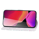 3D Painted Pattern Horizontal Flip Leather Case with Holder & Wallet & Card slot & Lanyard For iPhone 13 mini(Flower Elephant)