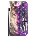3D Painted Pattern Horizontal Flip Leather Case with Holder & Wallet & Card slot & Lanyard For iPhone 13 mini(Wind Chime Wolf)